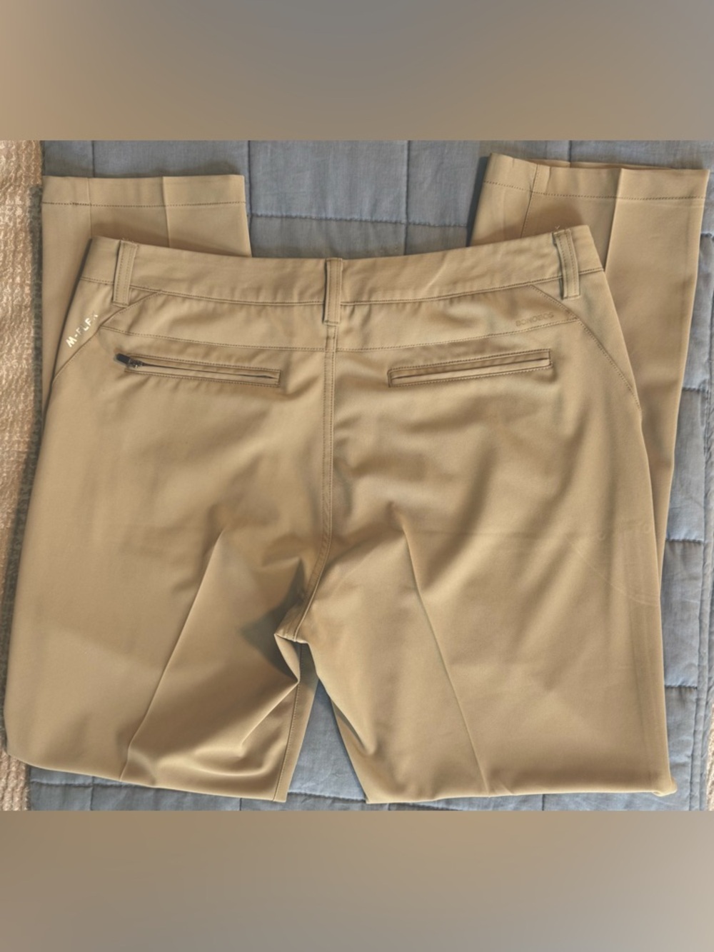 Bonobos Highland Tour Performance Golf Pants 33x30 Athletic Fit - Khaki Sahara - Picture 4 of 14